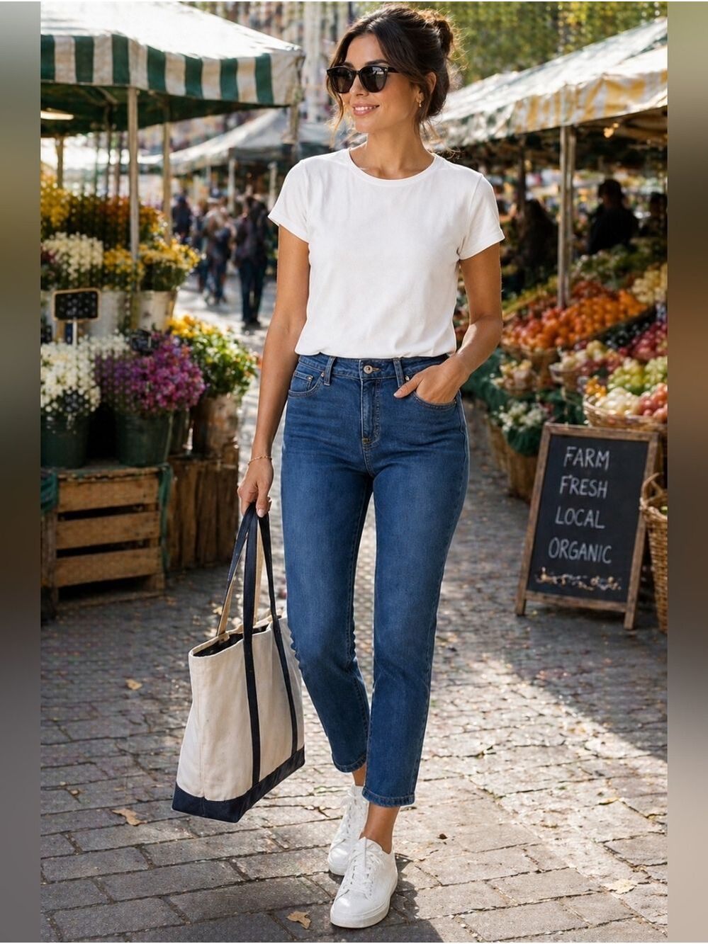 Style & Co Ankle Jeans Medium Wash | Med Rise Straight Leg Denim 10